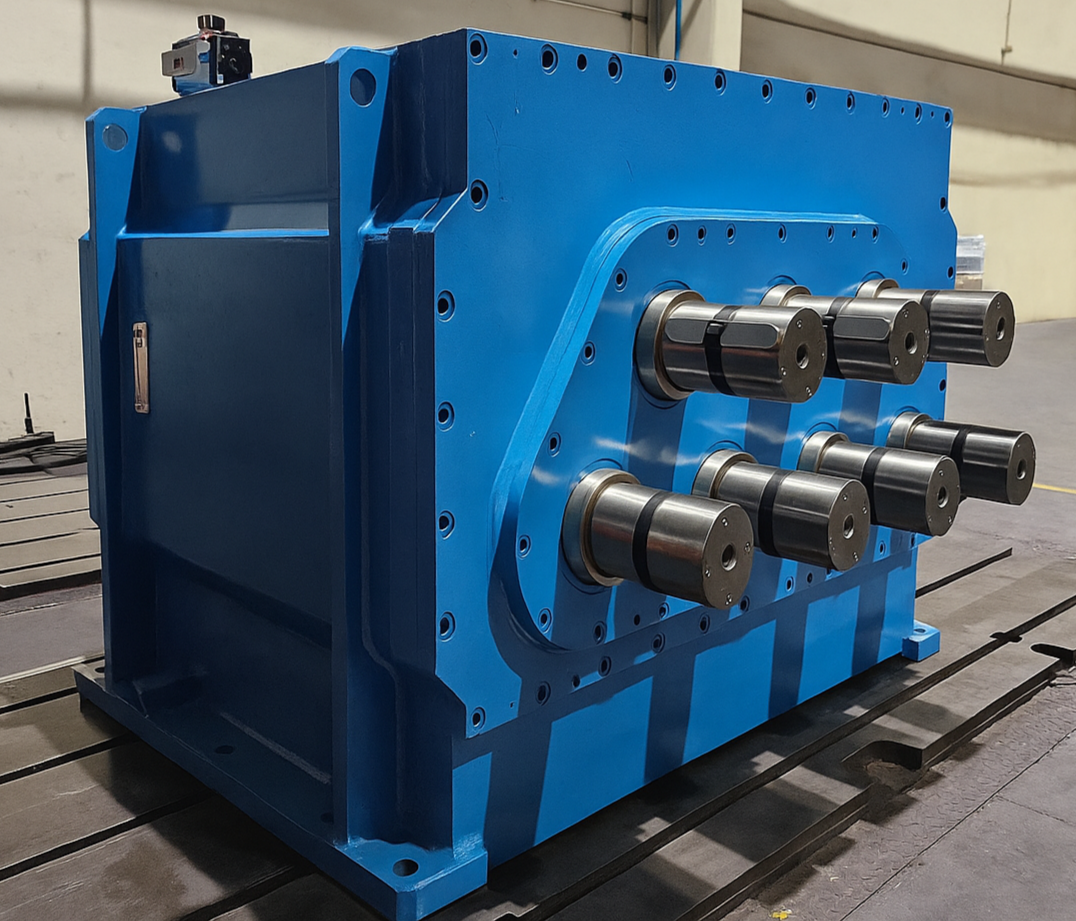 Reductor para enderezadora de chapa